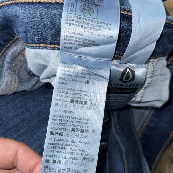 Levi's jeans Classic bootcut leg denim 24w short stretch - Picture 7 of 8